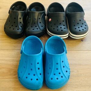 3 PAIRS Boys Crocs Bundle
